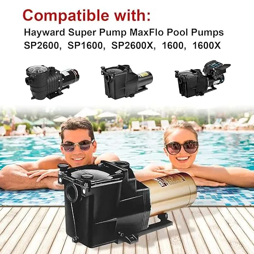 Pool Pump O-Ring Seal Repair Kit for Hayward Super Pumps SPX1600TRA SP1600Z2 SPX1600R SPX1600S SPX1600T (Regular, X, VSP Models)