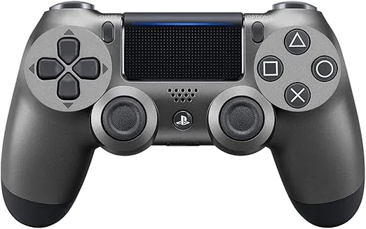 DualShock 4 Wireless Controller for PlayStation 4 - Days of Play FY (FY19 Days of Play) Steel Gray (Renewed)