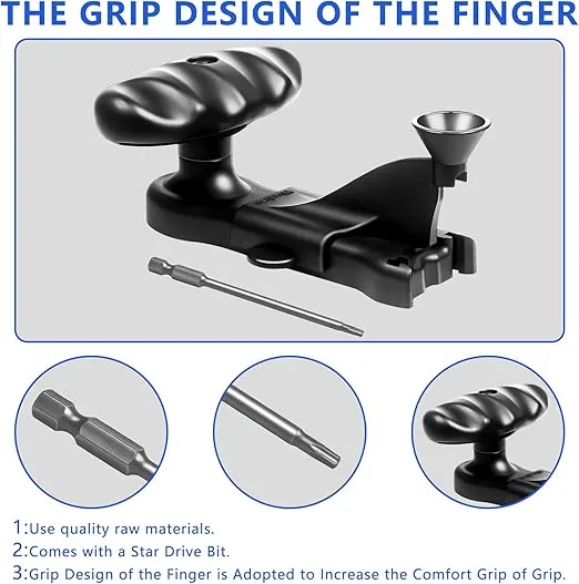 Hideaway Hidden Fastener Installation Tool, Compatible with Trex Hidden Fasteners, Installing Decking Boards Hidden Fastener in One Step, Included Star Drive Bit. Fast&efficient Installation Decking.