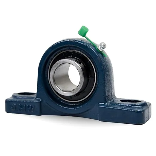Jeremywell UCP201-8 Pillow Block Bearing (4 Pack), 1/2 inch Bore, 2 Bolt Flange Mounted, Solid Cast Iron Base, Self-Alignment