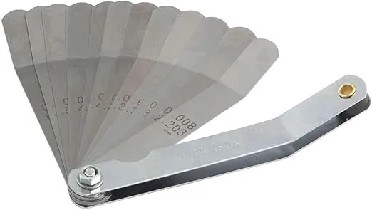 Allstar Performance ALL96421 Angled Style Feeler Gauge Set