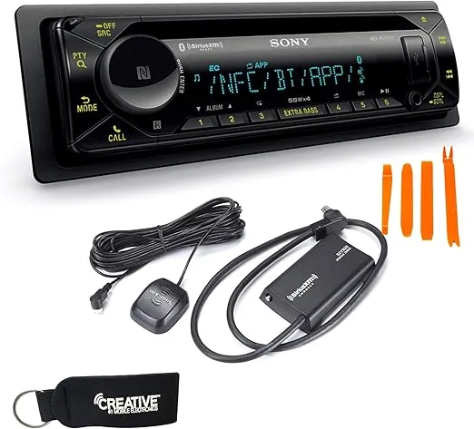 Sony MEX-N5300BT Bluetooth CD Receiver & SiriusXM SXV300V1 Satellite Radio Tuner