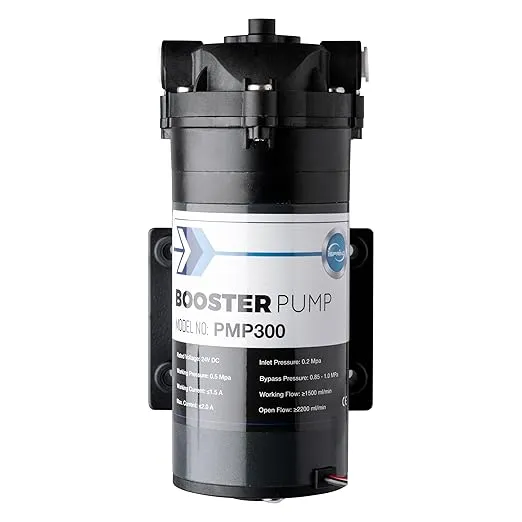 iSpring PMP300 Booster Pump for RCB3P Reverse Osmosis System, Replacement Pump with The Pre-wired Quick-Connection for iSpring RCB3P