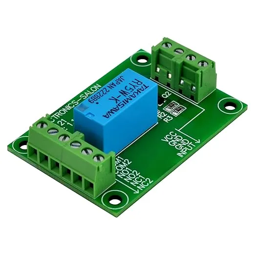 ELECTRONICS-SALON DPDT Signal Relay Module, 5Vdc, RY5W-K Relay. Has Assembled.