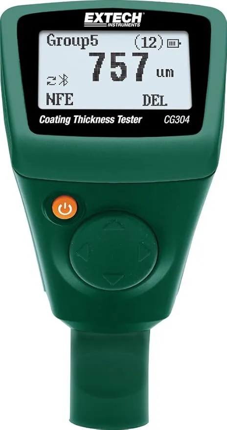 Extech CG304 Coating Thickness Tester with Bluetooth