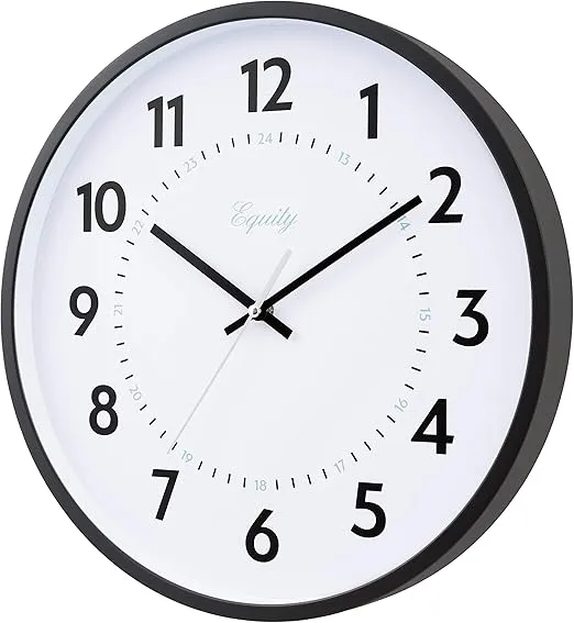 Equity 25509 14 Inch Basics Commercial Quartz Wall Clock