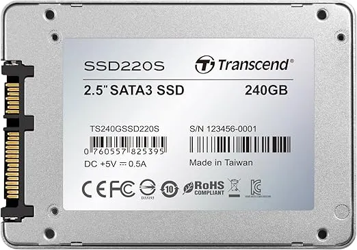 Transcend 120 GB TLC SATA III 6Gb/s 2.5" Solid State Drive (TS120GSSD220S)