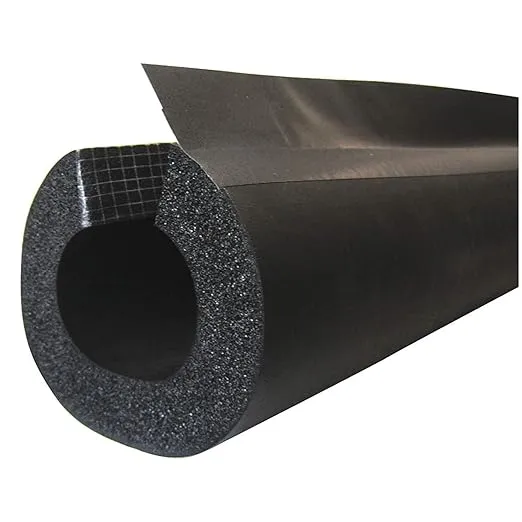 K-Flex 6RXLO100448 6' Insul-Lock DS Pipe Insulation 4-1/2"ID x 1" Thick W/Overla