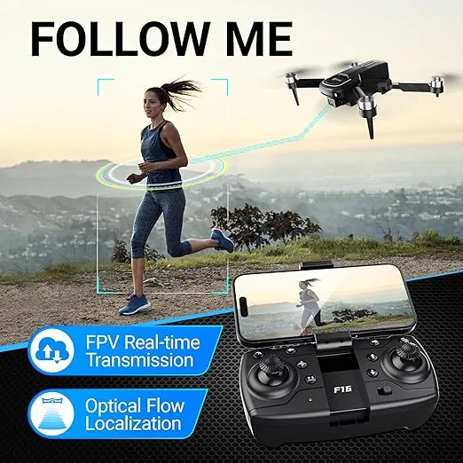 Contixo F16 FPV Drone with Camera for Kids - 2.4G RC Quadcopter Drones for Kids and Beginners with 6-Axis Gyro, 1080P HD Camera, Follow Me Mode, Gesture Control, One Key Starting, WiFi