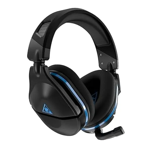 Turtle Beach Stealth 600 Gen 2 Wireless Gaming Headset for PS5, PS4, PS4 Pro, PlayStation, & Nintendo Switch with 50mm Speakers, 15-Hour Battery life, Flip-to-Mute Mic, and Spatial Audio - Black