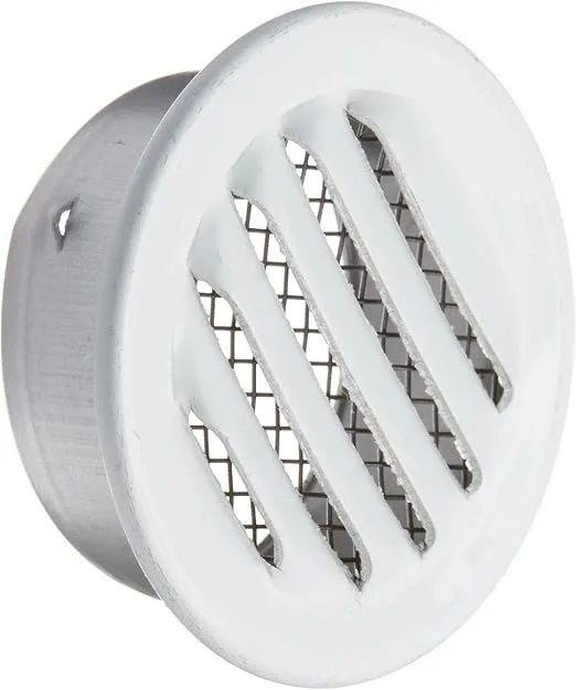 MAURICE FRANKLIN LOUVER 1, White RLW-100 Mini Louver (6 Pack), 6 Count
