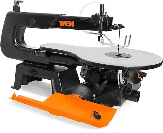 WEN 3922 16-inch Variable Speed Scroll Saw with Easy-Access Blade Changes