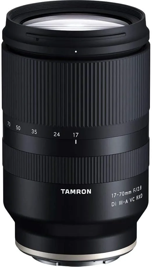 Tamron 17-70mm F/2.8 Di III-A VC RXD Lens for Sony E Mount with Advanced Accessory and Travel Bundle (Tamron 6 Year USA Warranty) | 17-70 mm Lens