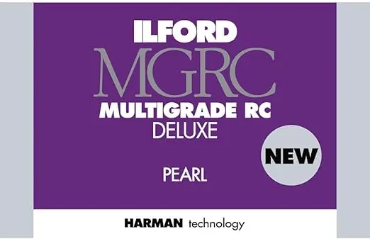 Ilford Multigrade V RC Deluxe Pearl Surface Black & White Photo Paper, 190gsm, 5x7, 25 Sheets