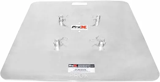 ProX XT-BP3030A 30" Aluminum 8mm Truss Base Plate for F34 F32 F31 Conical Square Truss with Connectors