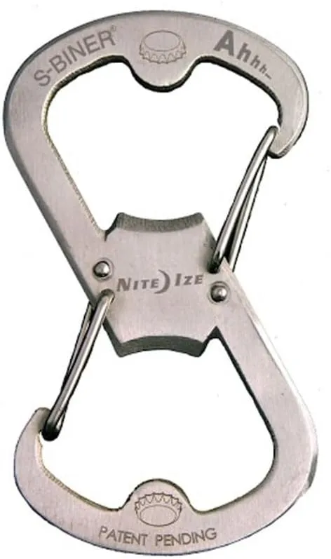 Nite Ize S-Biner Ahhh Bottle Opener - Stainless SBO-03-11