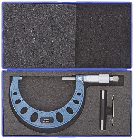 Fowler 52-253-004-1, Premium Outside Inch Micrometer With 3-4" Measuring Range