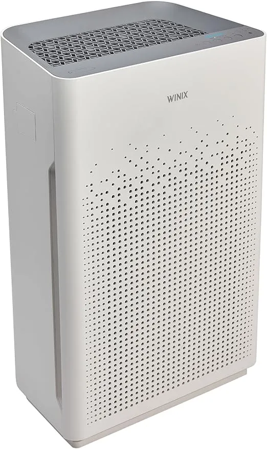 WINIX AM90 Air Purifier for Home Large Room Up to 1740 Ft² in 1 Hr With Air Quality Monitor, True HEPA, Carbon Filter and Auto Mode, Captures Pet Allergies, Smoke, Dust