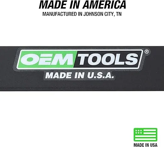 OEMTOOLS 25355 24" Straight Edge Steel Precision Ground Machined Straight Edge, Use with Feeler Gauges for Accurate Automotive Repairs, Checks Cylinder Heads and Engine Blocks, Made in The USA