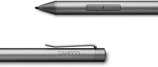 Wacom Bamboo Ink Smart Stylus for Windows Ink Second Generation CS323AG0A, Grey, Small