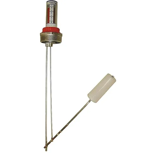 Krueger Sentry Gauge H-2-44 Level Gauge, 44" Item Depth, 2" Item Width, Galvanized Steel, NPT Male, 2" Item Diameter