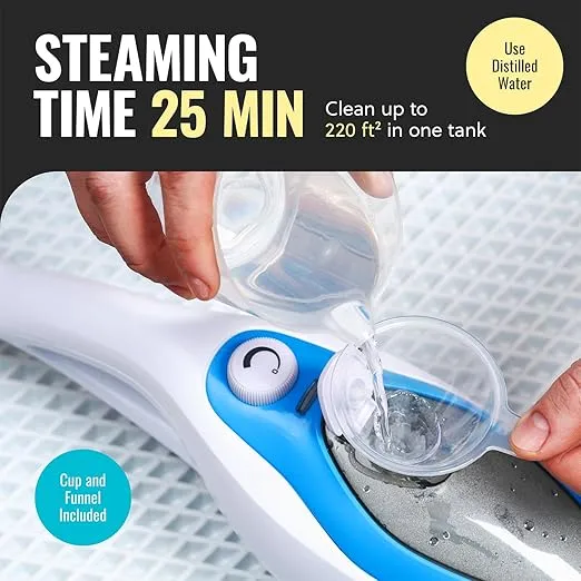 PurSteam 10-in-1 Steam Mop, Floor Steamer with Detachable Handheld Steam Cleaner for Tile, Hardwood Floors