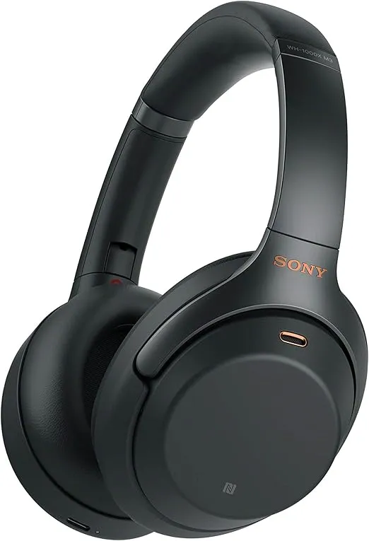 SONY WH1000XM3 Bluetooth Wireless Noise Canceling Headphones, Black WH-1000XM3/B (Renewed)