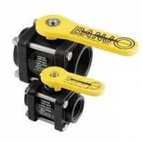 Banjo, V100FP, Polypropylene Ball Valve Inline 1"