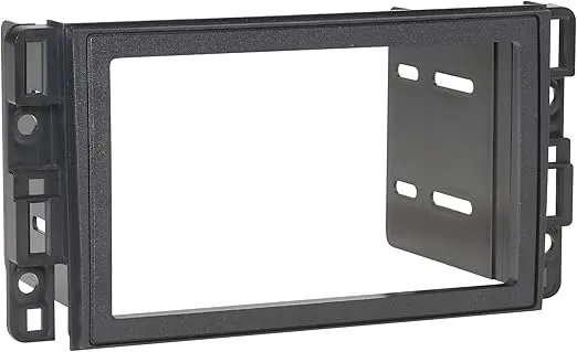 Scosche GM1598B Double DIN & Single DIN with Pocket Dash Kit Compatible with Select 2006-14 GM Vehicles (See Fitment in Images) Black