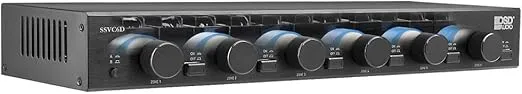 OSD Two Sources, Six Pair Stereo Speaker Select Box with Volume Control SSVC6