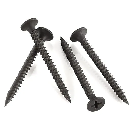 #6 x 1-1/4" Coarse Thread Sharp Point Drywall Screw, #2 Bugle Head Screw for Drywall Sheetrock, 100 Pack