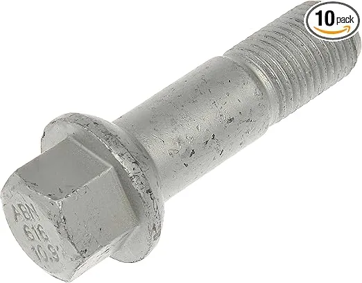 Dorman 610-616 M14-1.50 Wheel Bolt - 17mm Hex, 19.33mm Thread Length Compatible with Select Mercedes-Benz Models, 10 Pack