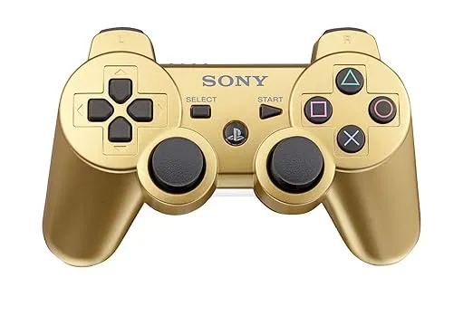 PlayStation 3 DualShock 3 wireless controller - Metallic Gold (Renewed)