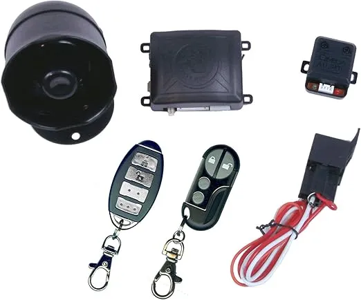 K9 MUNDIALSSX 1-Way Car Alarm Security System with 16 Programmable Features