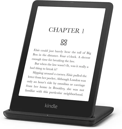 Made for Amazon, Wireless Charging Dock for Kindle Paperwhite Signature Edition. Only compatible with Kindle Paperwhite Signature Edition (2022 Release)