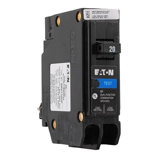 CUTLER HAMMER BRP120DF Circuit Breaker 1P 20A 120V-AC