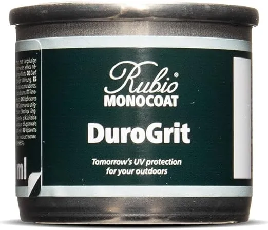 Rubio Monocoat DuroGrit Outdoor Wood Oil, Stain & Sealer - Foxy Brown | 1 Layer, UV Protection for Deck, Fence & Furniture | 30 ml Sample