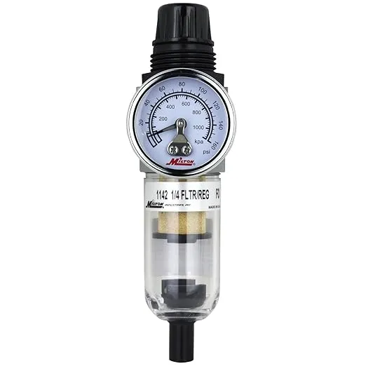 Milton S-1142 1/4" NPT Polycarbonate Mini Piggyback FR Duo