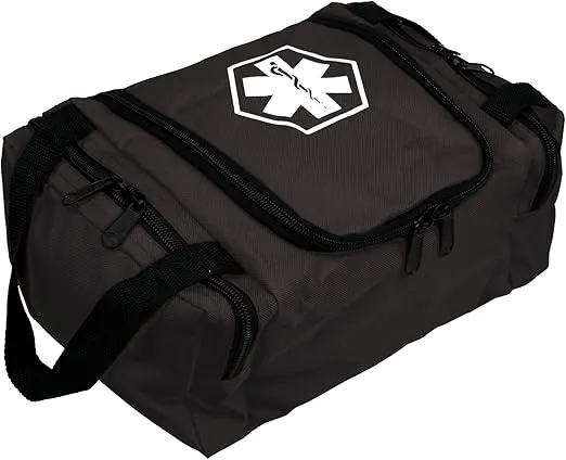 Dixie EMS Dixigear Empty First Responder II Bag 10.5" x 5" x 8" - Tactical Black