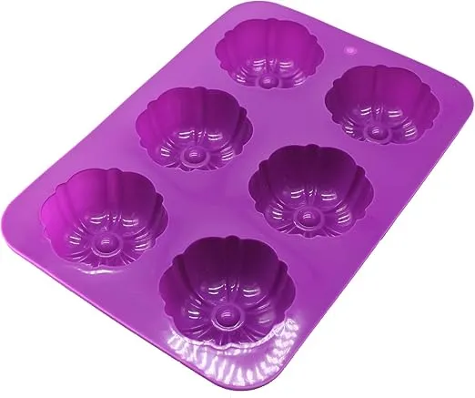 X-Haibei Pumpkin Micro Cake Silicone Mold Soap Chocolate Jello Bakeware Pan 3oz per cell