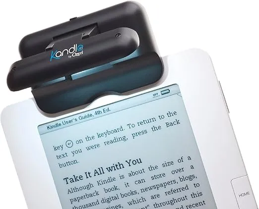 Ozeri Kandle Book Light - LED Reading Light Designed for Books and eReaders.