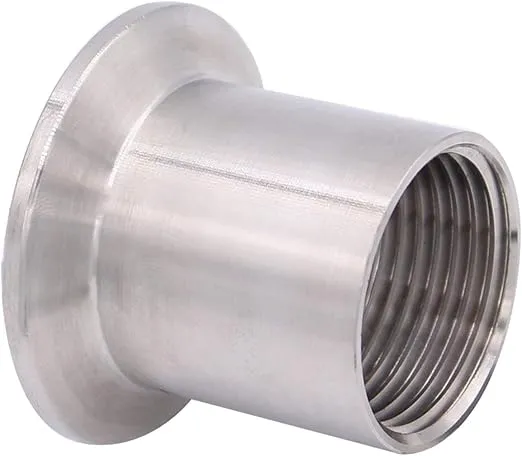 DERNORD Sanitary Female Threaded Pipe Fitting to 1.5 Inch TRI CLAMP (OD 50.5mm Ferrule) (Pipe Size: 1" NPT)