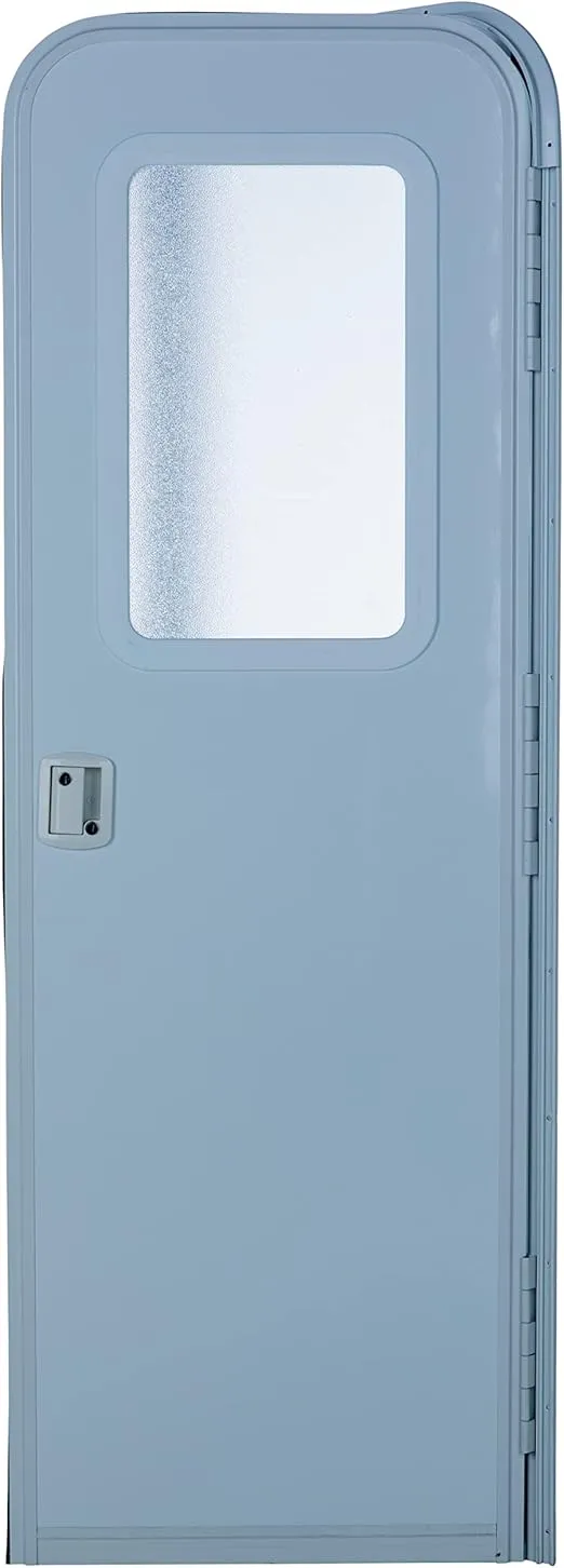 Right Hinge RV Radius Entry Door with Screen Door