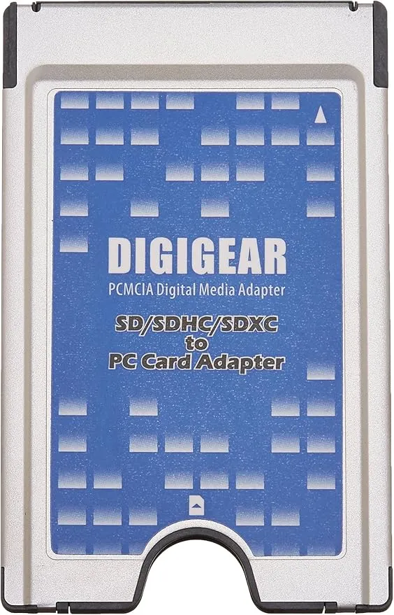 Digigear SD SDHC SDXC to PCMCIA PC Card, Adapter Supports, ATA Flash Memory