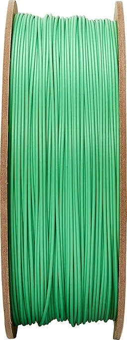 Polymaker PLA+ 3D Printer Filament 1.75mm, Green PLA Plus Filament 1.75 PLA Filament Satin Surface 1kg - PolyTerra Tough PLA + 3D Printing Filament Green PLA Roll