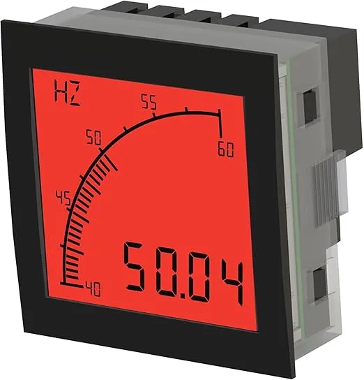 APM-FREQ-APO | TRUMETER APM Frequency Meter, 0-400HZ CONFIGURABLE Scale, 2 OUTPUTS, Positive LCD Screen, 24VAC/DC