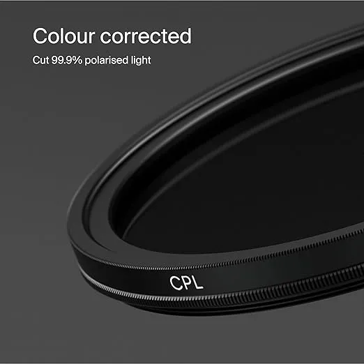 Urth 67mm Circular Polarizing (CPL) Lens Filter (Plus+) - 20-Layer Nano-Coated, Slim Design for Camera Lens Polarization