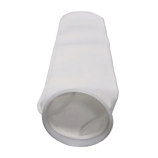 10 Pack #2 Size 25 Micron Liquid Filter Bags - Polyester Felt with Polypropylene Ring, 7-1/16" Diameter x 32" Length, High-Temperature Rated, Welded Seam, 4.4 Sq. Ft. Surface Area