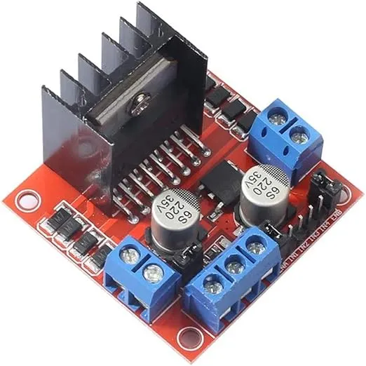 2Pack L298N Motor Drive Controller Board Module Dual H Bridge DC Stepper Compatible with Ar-duino Electric Projects, Smart Car Robot