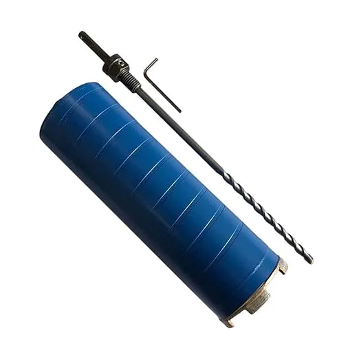 3" Diamond Dry Core Bit for Brick and Block with SDS Plus Pilot Bit Adapter, 9.5" Drilling Depth